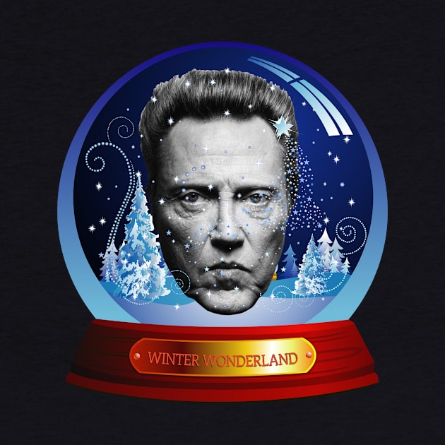 Christopher Walken Snow Globe Christmas by Rebus28